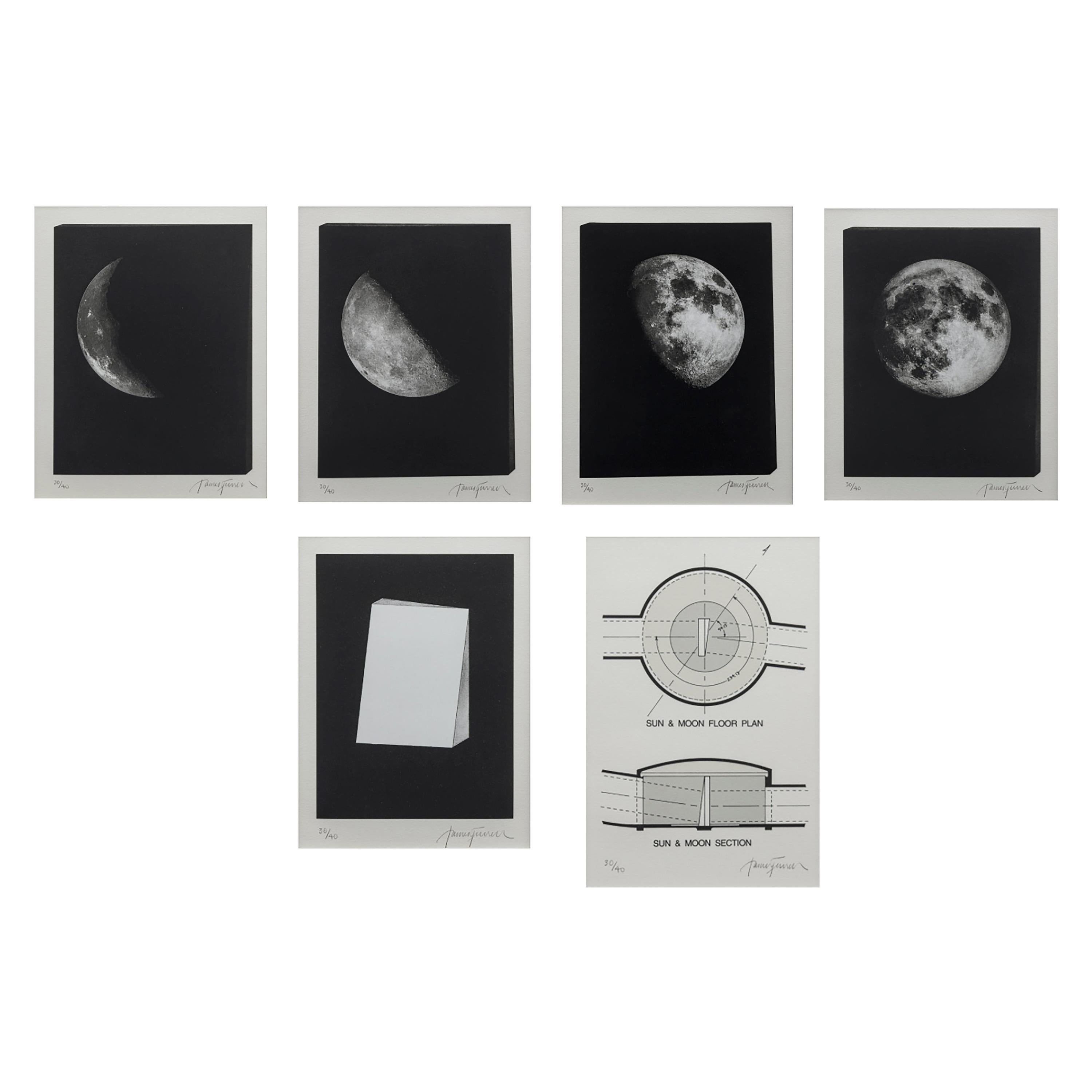 James Turrell:: "Image Stone: Moon Side" Portfolio mit sechs Bildern