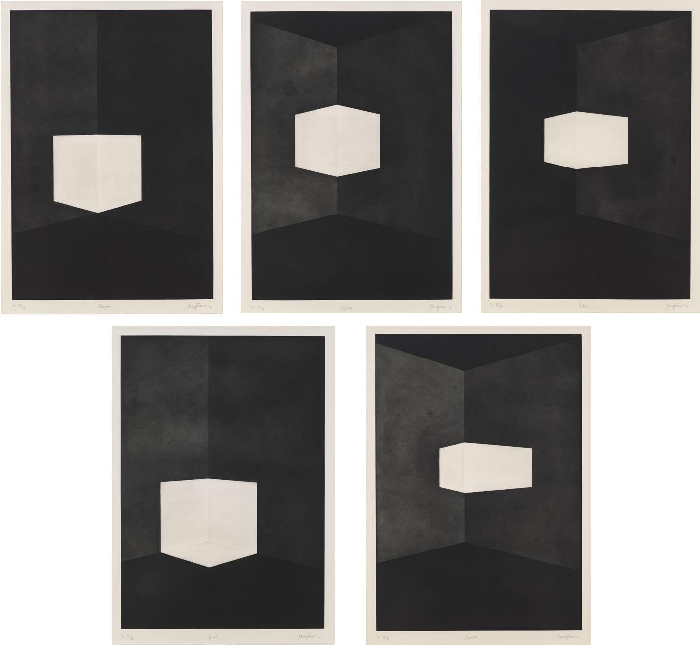 James Turrell Abstract Print - First Light (Squares)