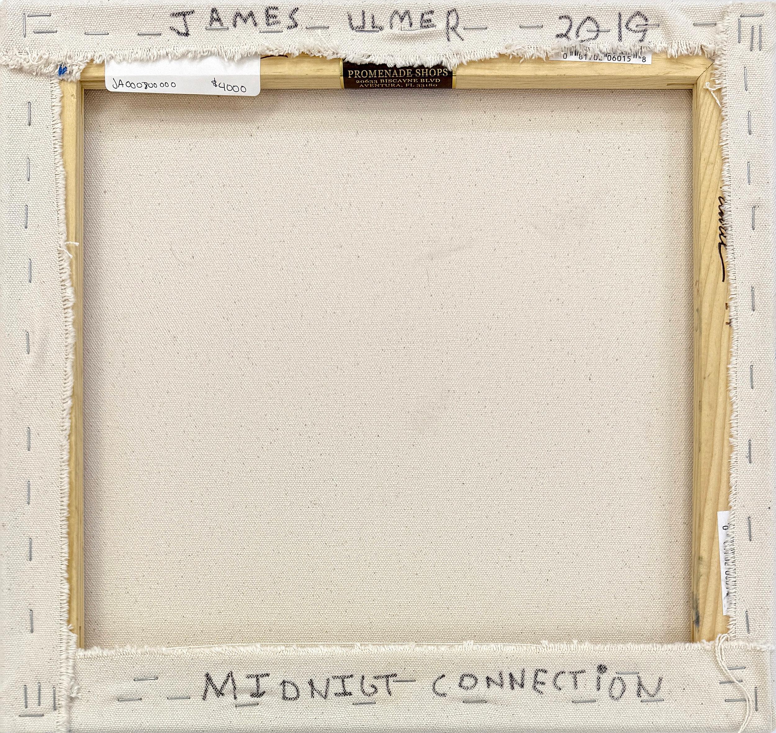 Midnigt Connection (peinture originale sur toile) - Painting de James Ulmer