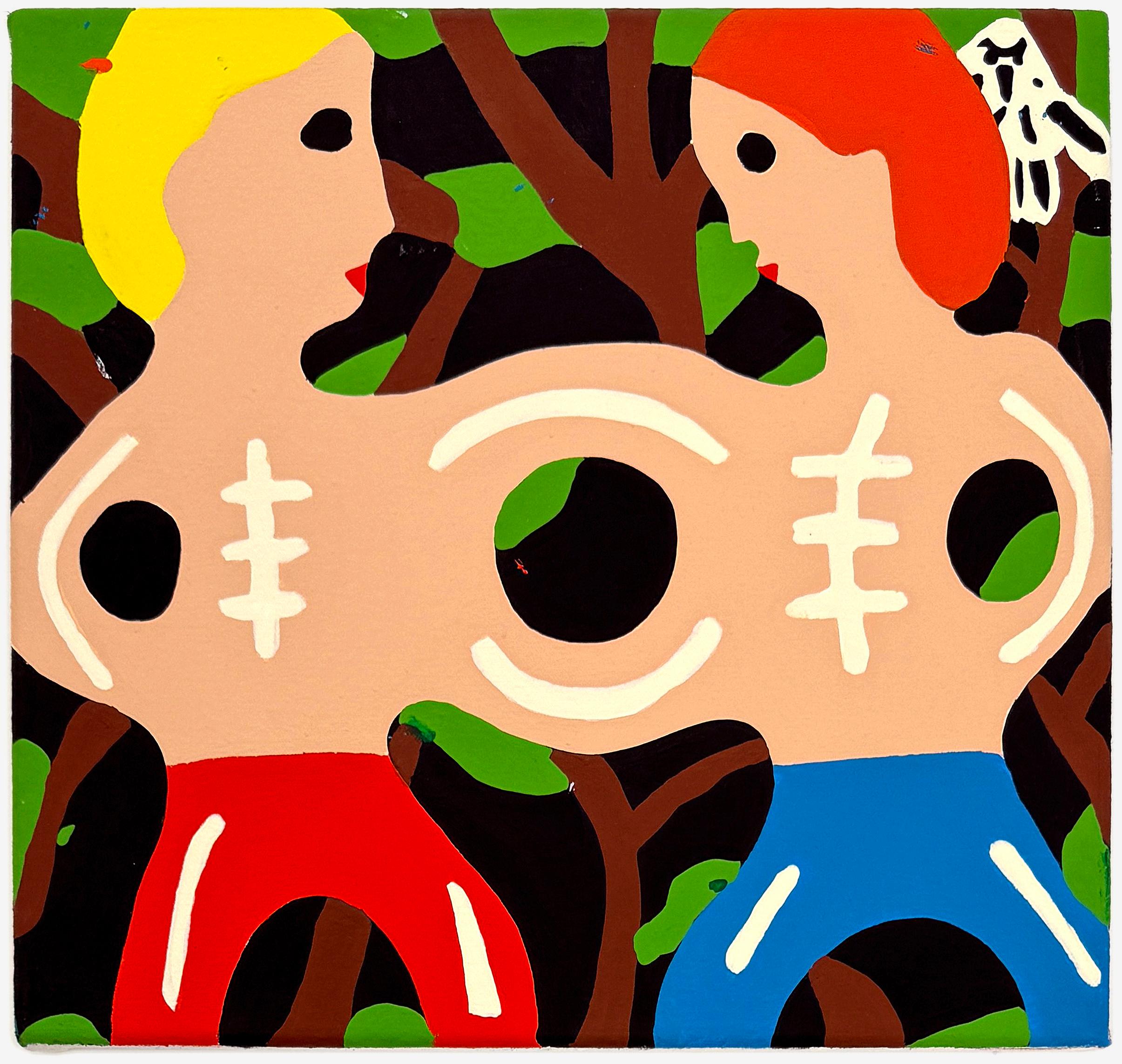 Portrait Painting James Ulmer - Midnigt Connection (peinture originale sur toile)