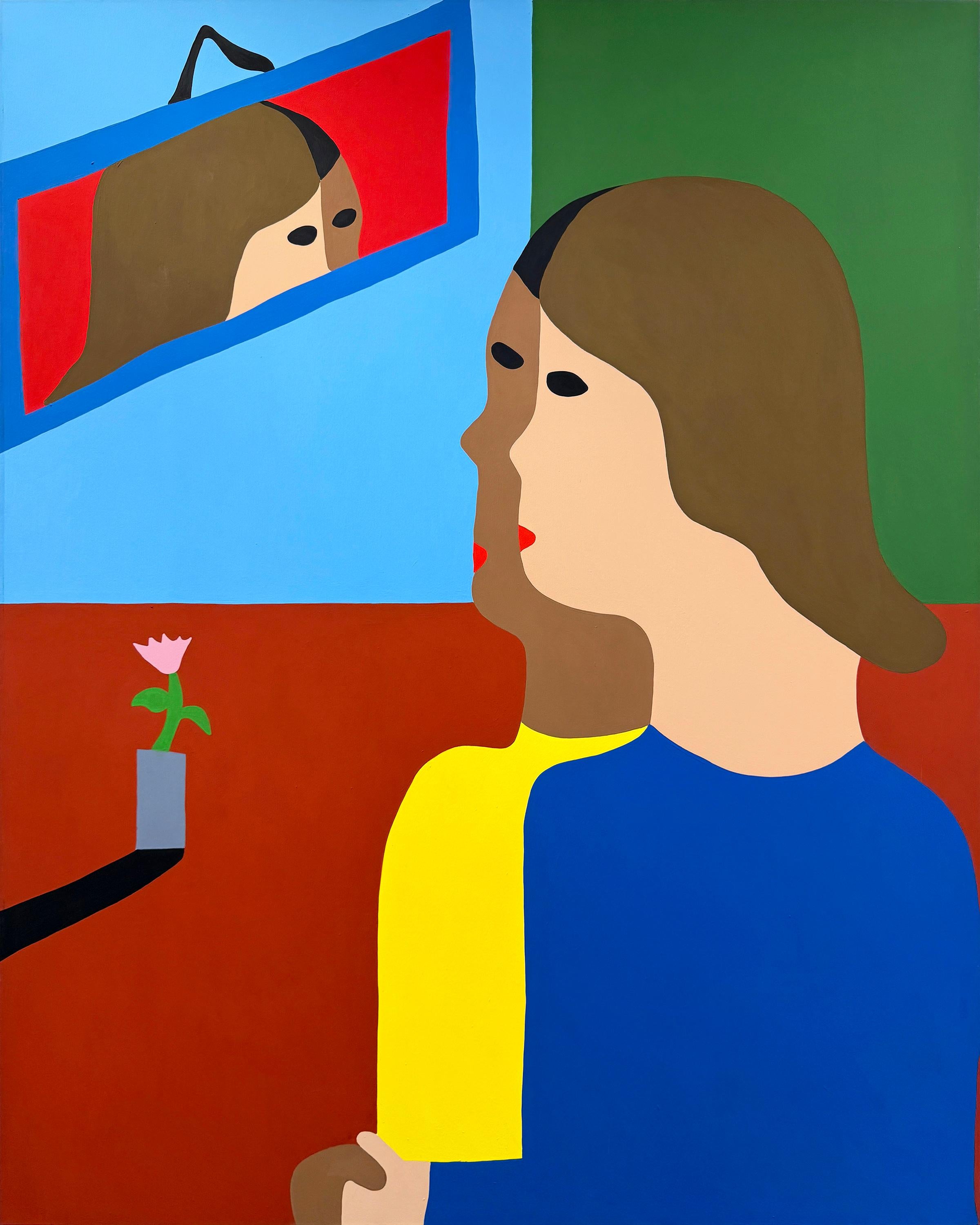 James Ulmer Figurative Painting - Us, Huge Original Painting on Canvas, Signed, 75 x 60 in. Stretched, 2021