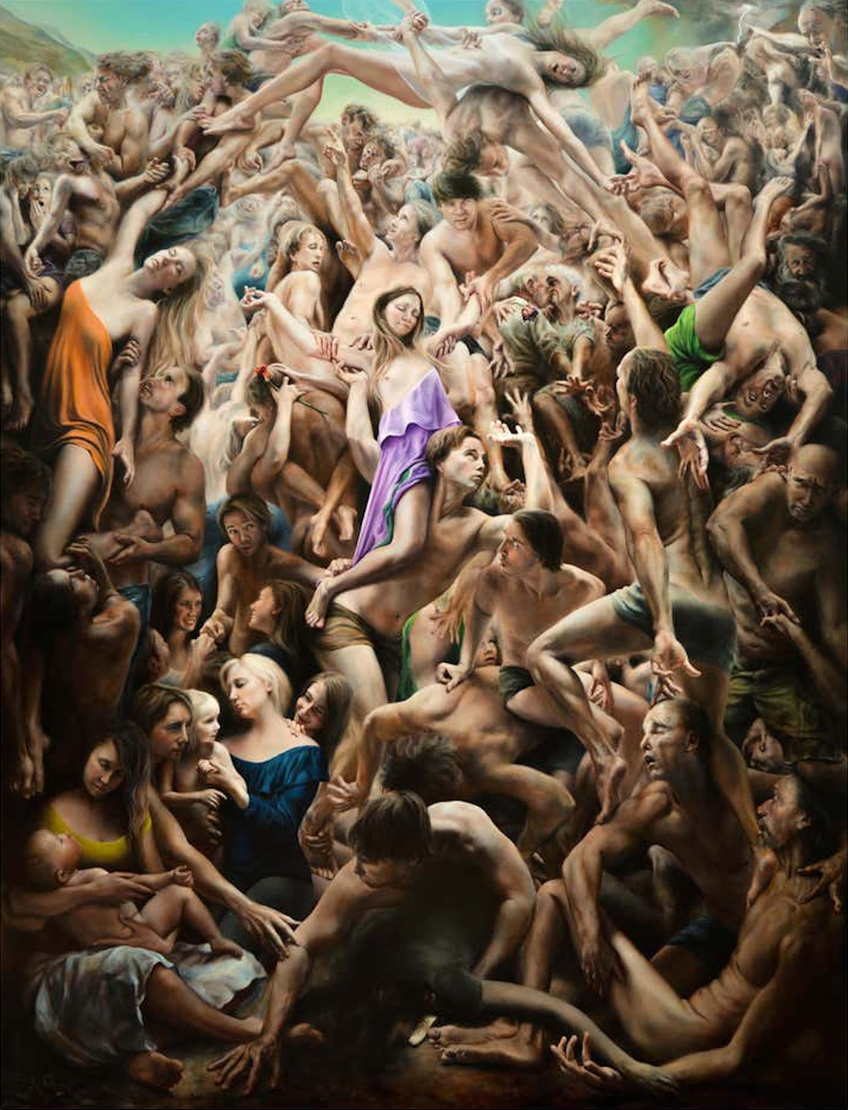 James Van Fossan Nude Painting - Drama Magnifico