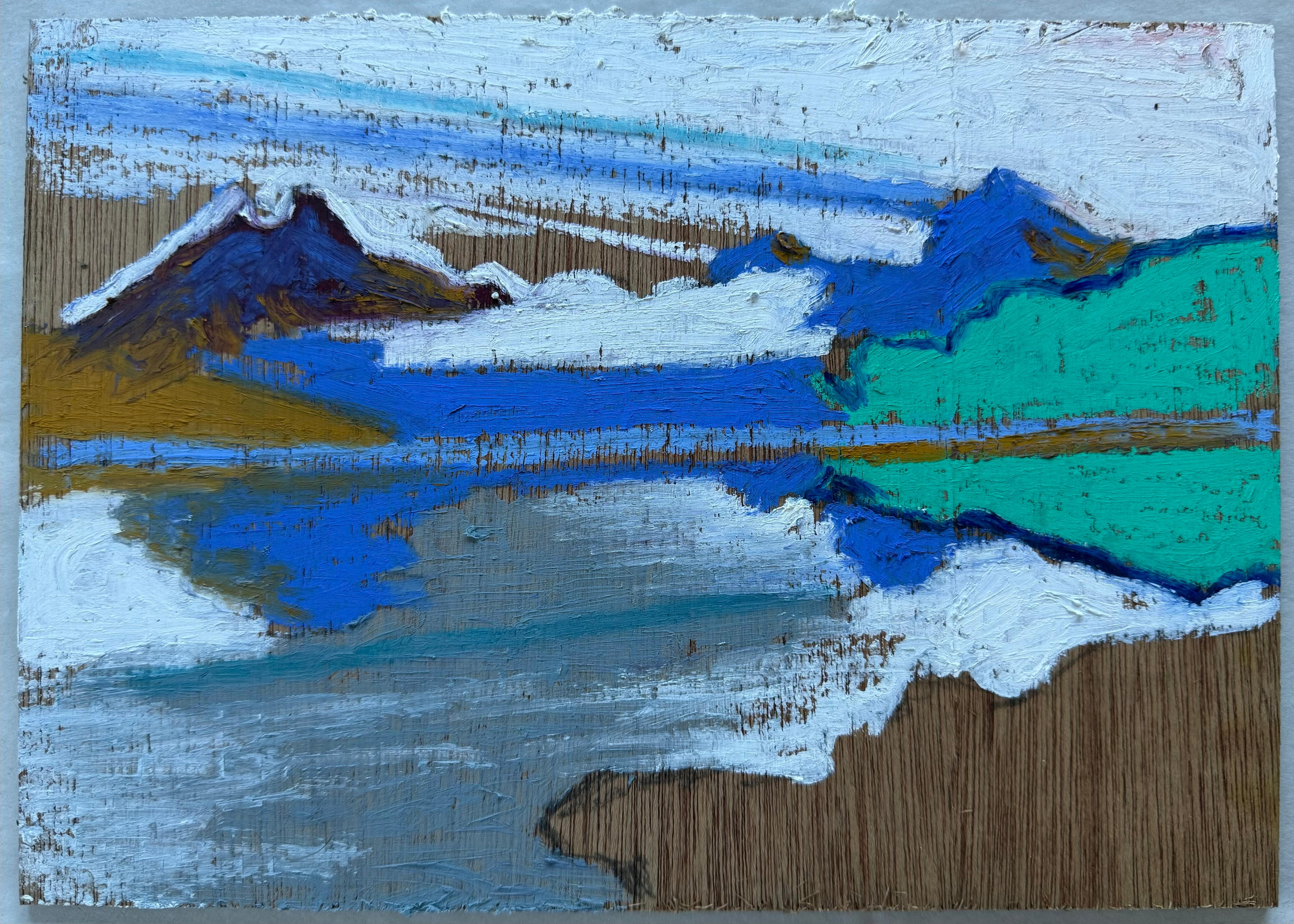 James Vaulkhard Landscape Painting - Glacier