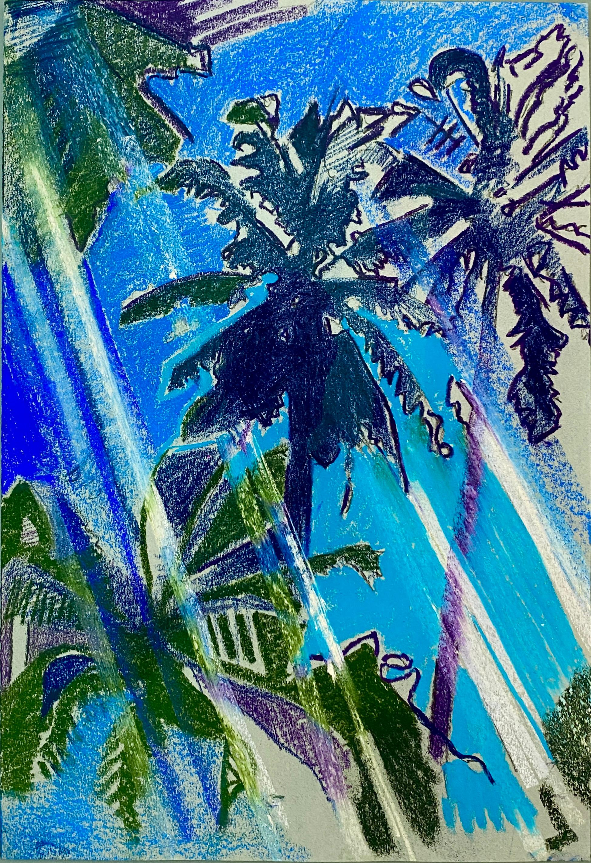 James Vaulkhard Figurative Art - Indian Palms