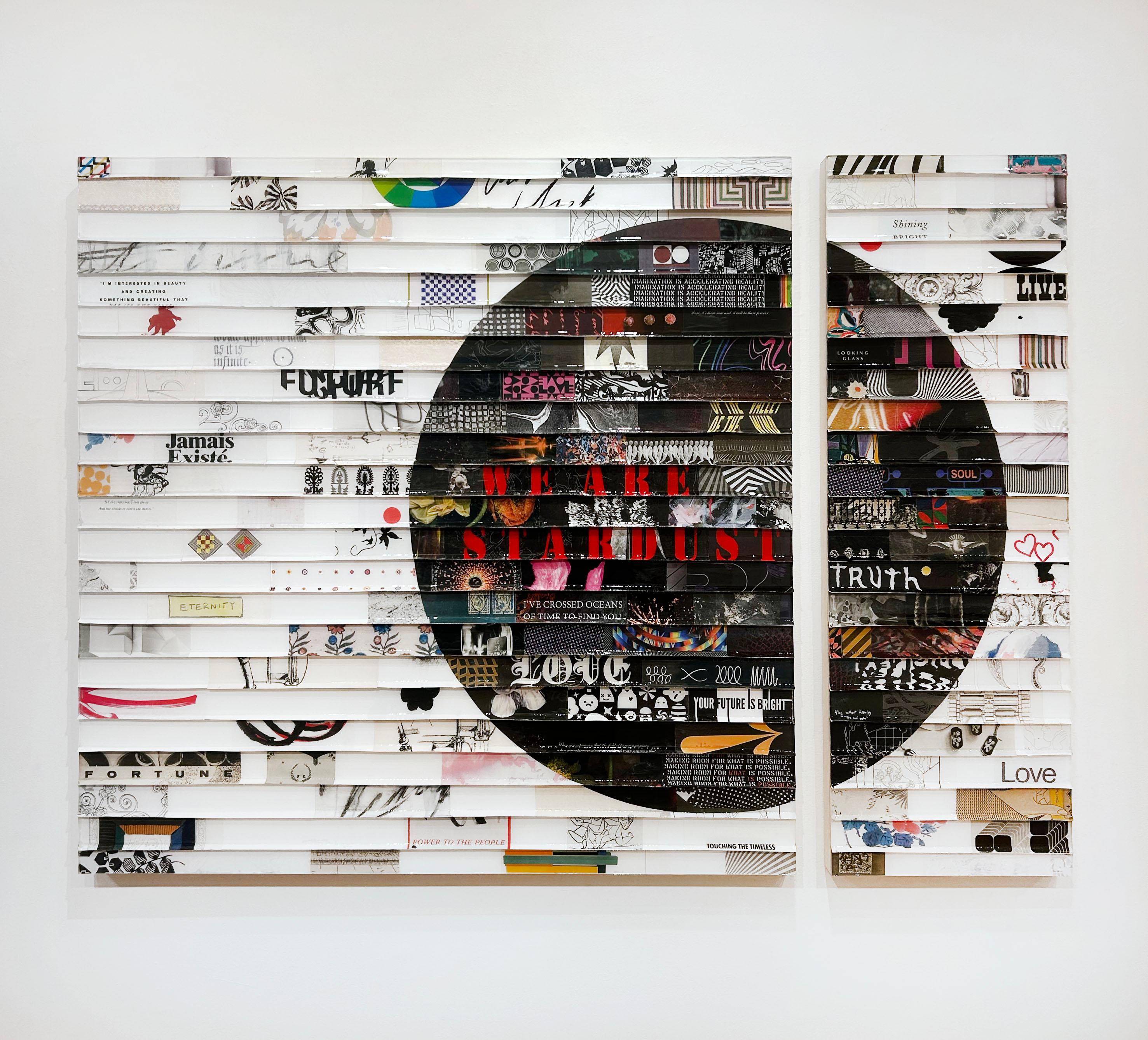 Citta Samtana Dittico 314 - Mixed Media Art Contemporaneo di James Verbicky