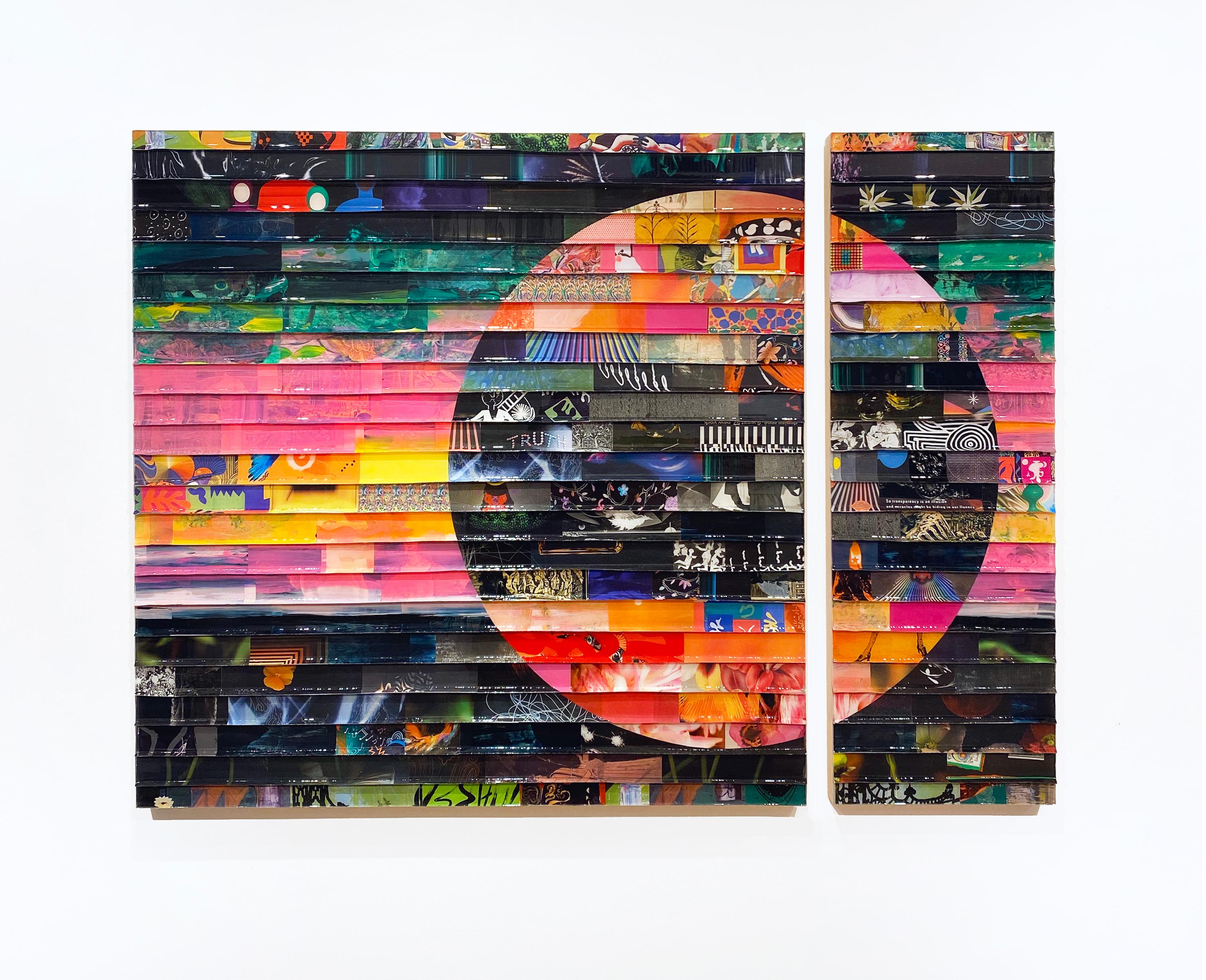 Città Samtana (Dittico) - Miracolo - Mixed Media Art Contemporaneo di James Verbicky