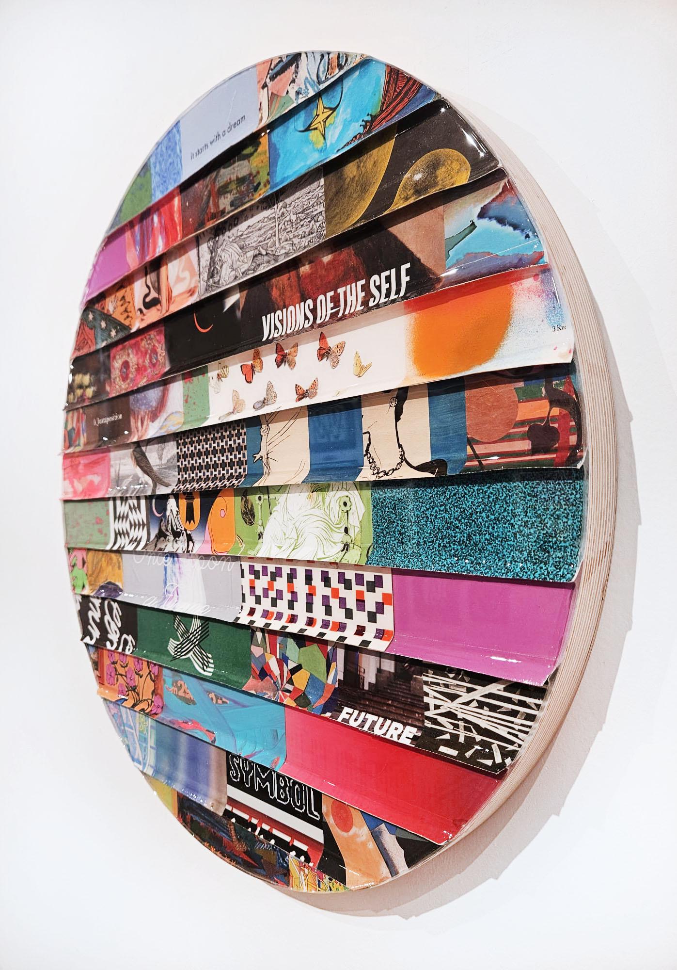 Artist:  Verbicky, James
Title:  Mindstream 63
Date:  2024
Medium:  Mixed Media, Resin on Wood
Unframed Dimensions:  24