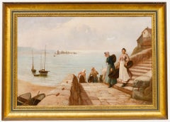 James Walter Gozzard (1888-1950) - Early 20th Century Oil, Return of the Fleet