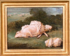 A Sheep And A Shorn Fleece, 18th Century