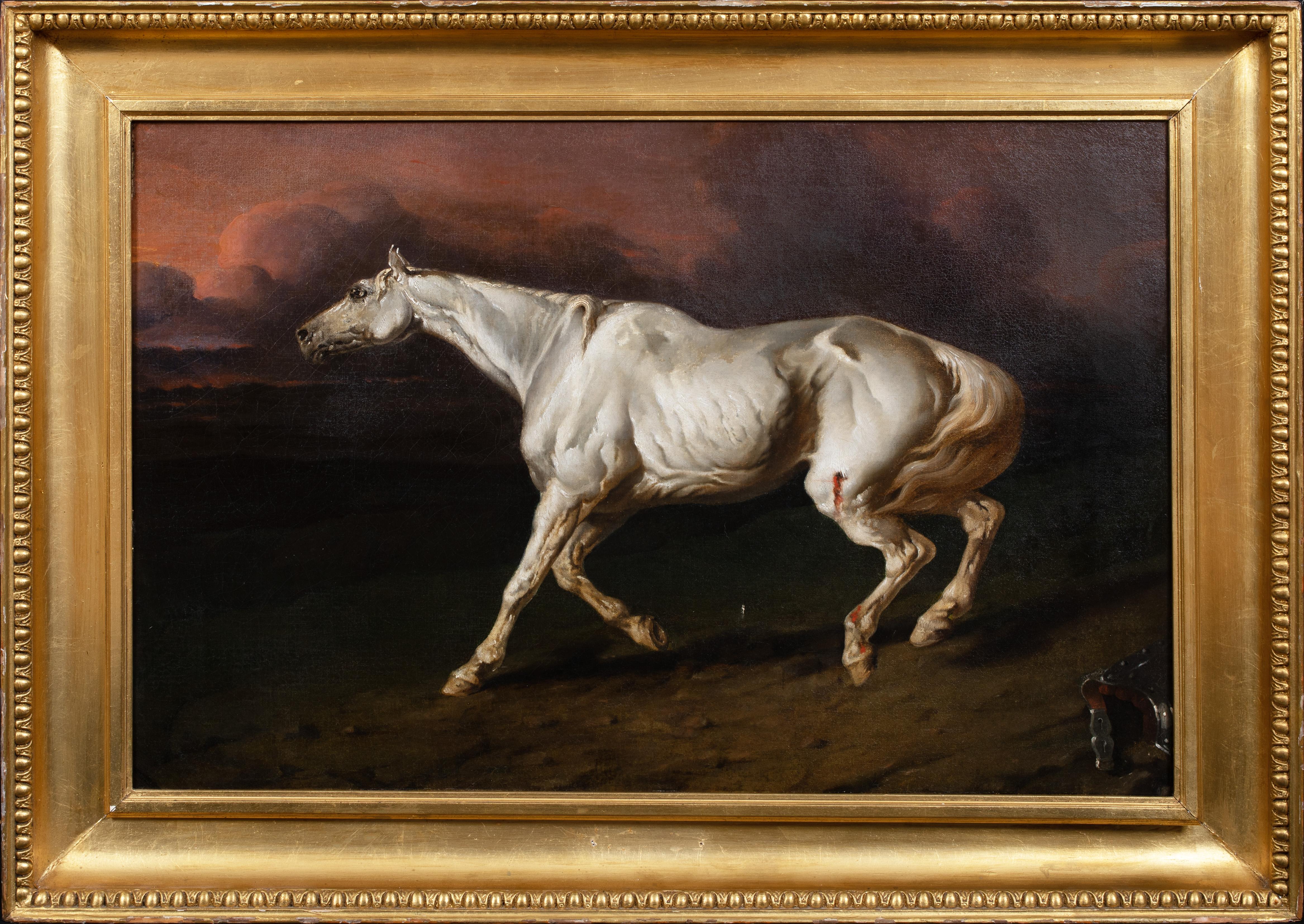 Un héroe herido, principios del siglo XIX - Painting de James Ward
