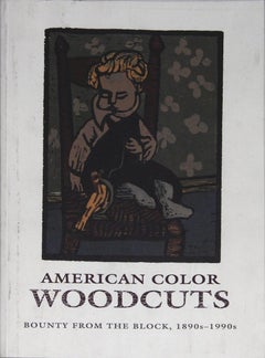 James Watrous "American Color Woodcuts Art Book, Signed, 1990s"