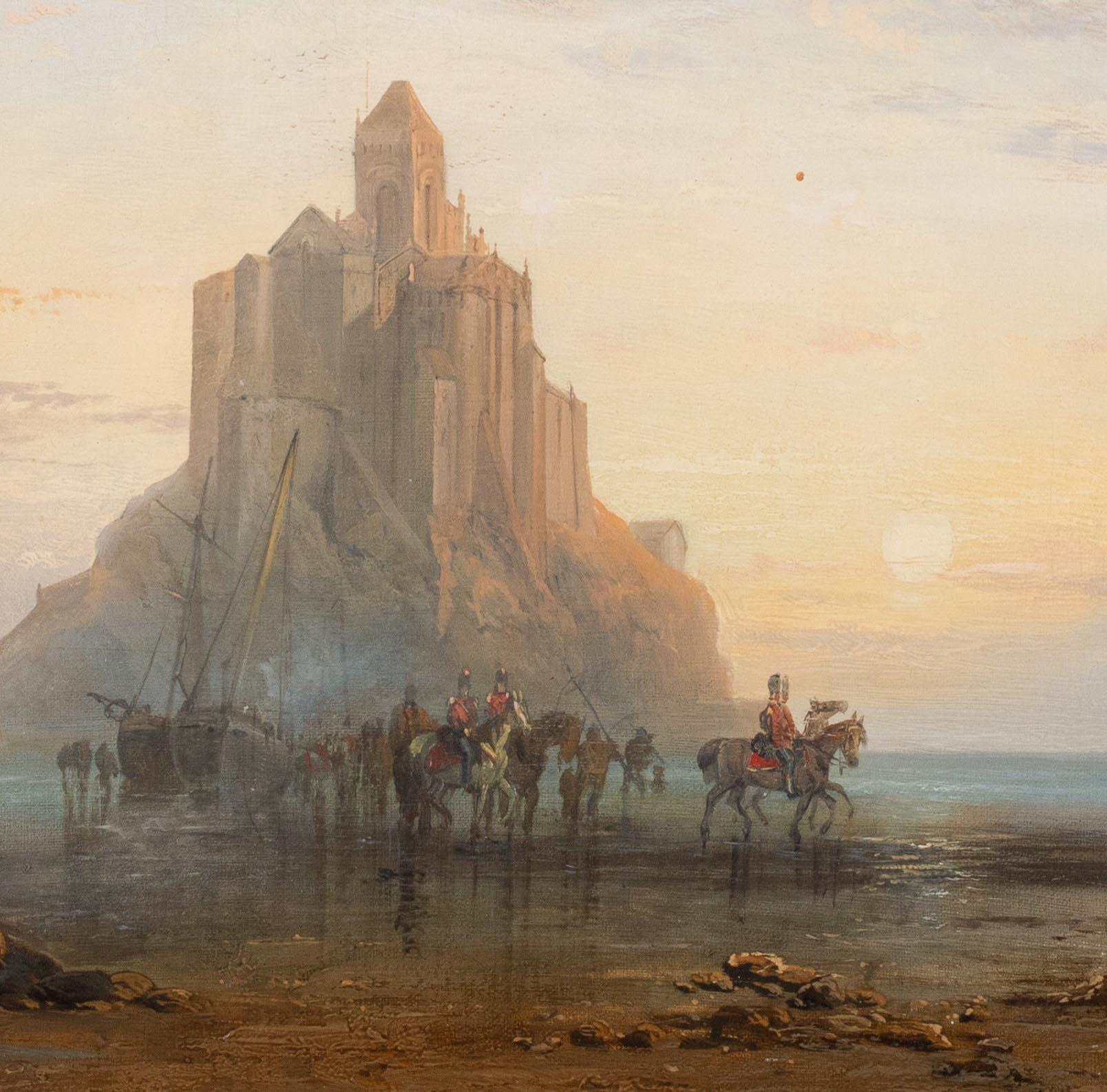 Mont Saint-Michel al tramonto, XIX secolo 2