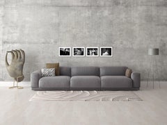 Under umbrella in nighttime rain, Hachiko Shibuya, Tokyo