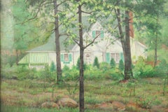  Country  House Getaway Landscape  Painting