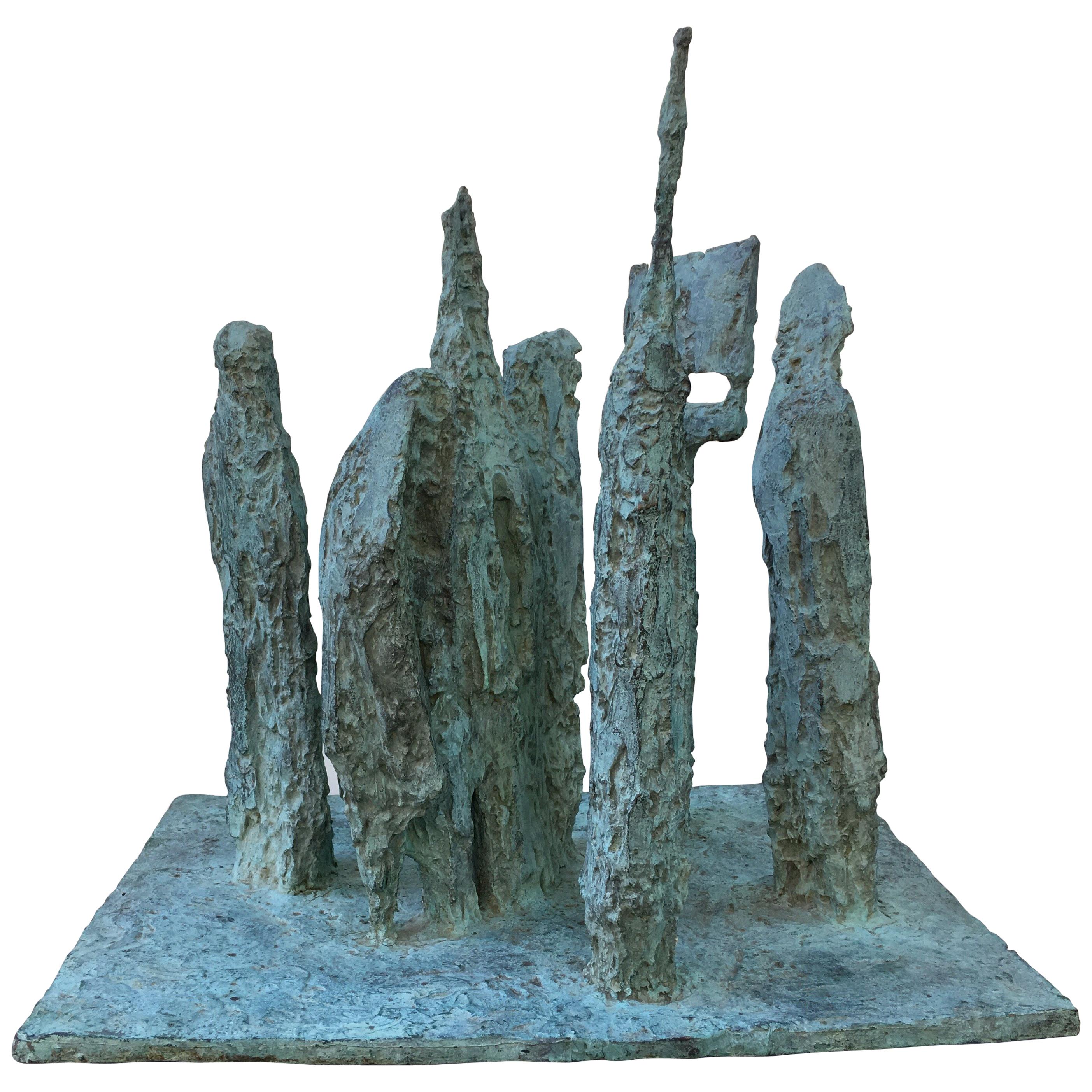 James Wines Bronze Sculpture