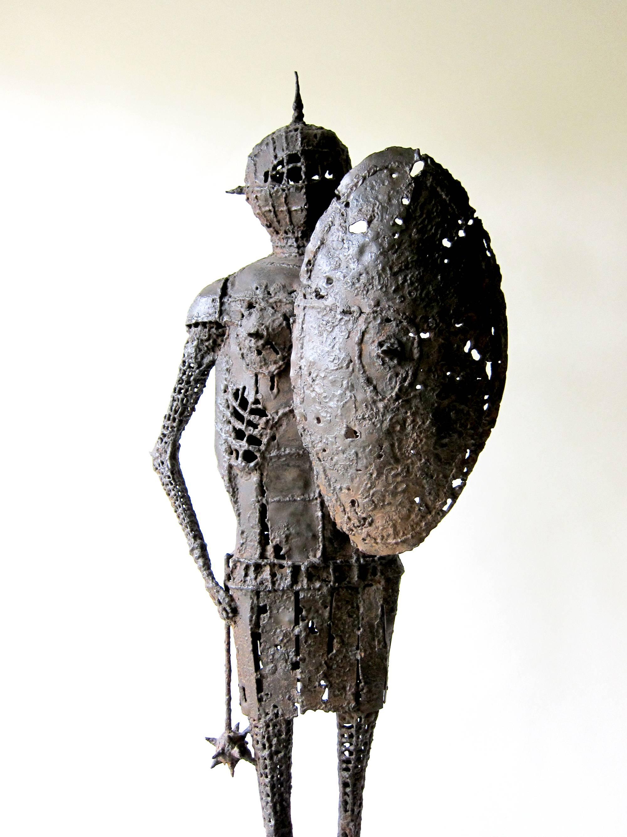 Mid-Century Modern James Wines Iron Medieval Knight in Suit of Armor
