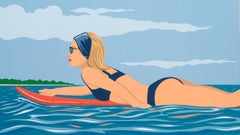Nirvana_James Wolanin_Acrylic/Gloss Varnish/Panel_Swimmer_Female Portrait
