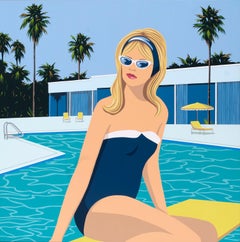 Retrato retro pop de mujeres sobre tabla, Los Ángeles: «I’m Yours», de James Wolanin