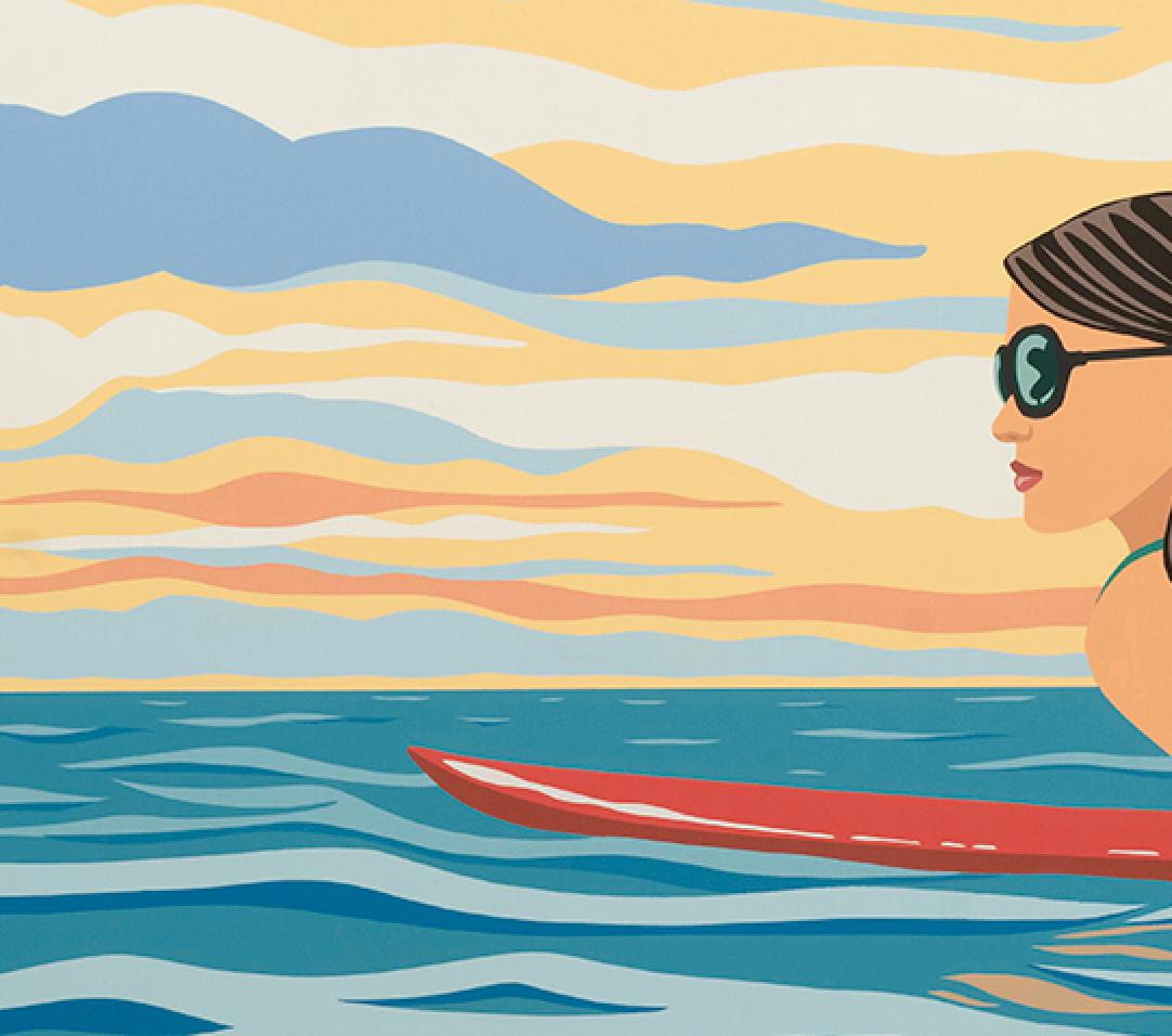 Retro Surfer Girl_Pop Art/Figurative_James Wolanin, Atlantis For Sale 7