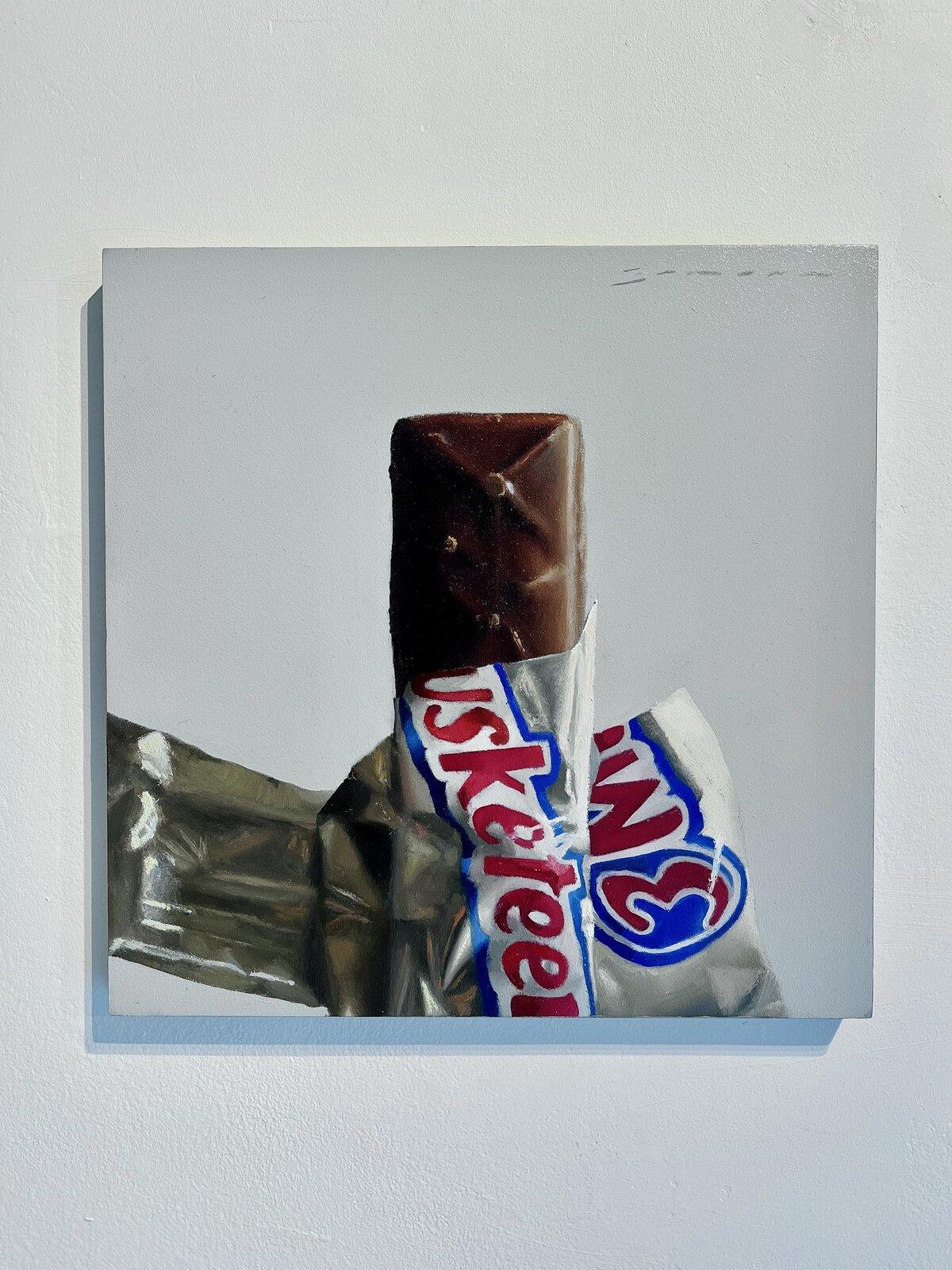 3 Musketeers-original impressionism still life oil painting-contemporary Art - Photorealist Painting by James Zamora