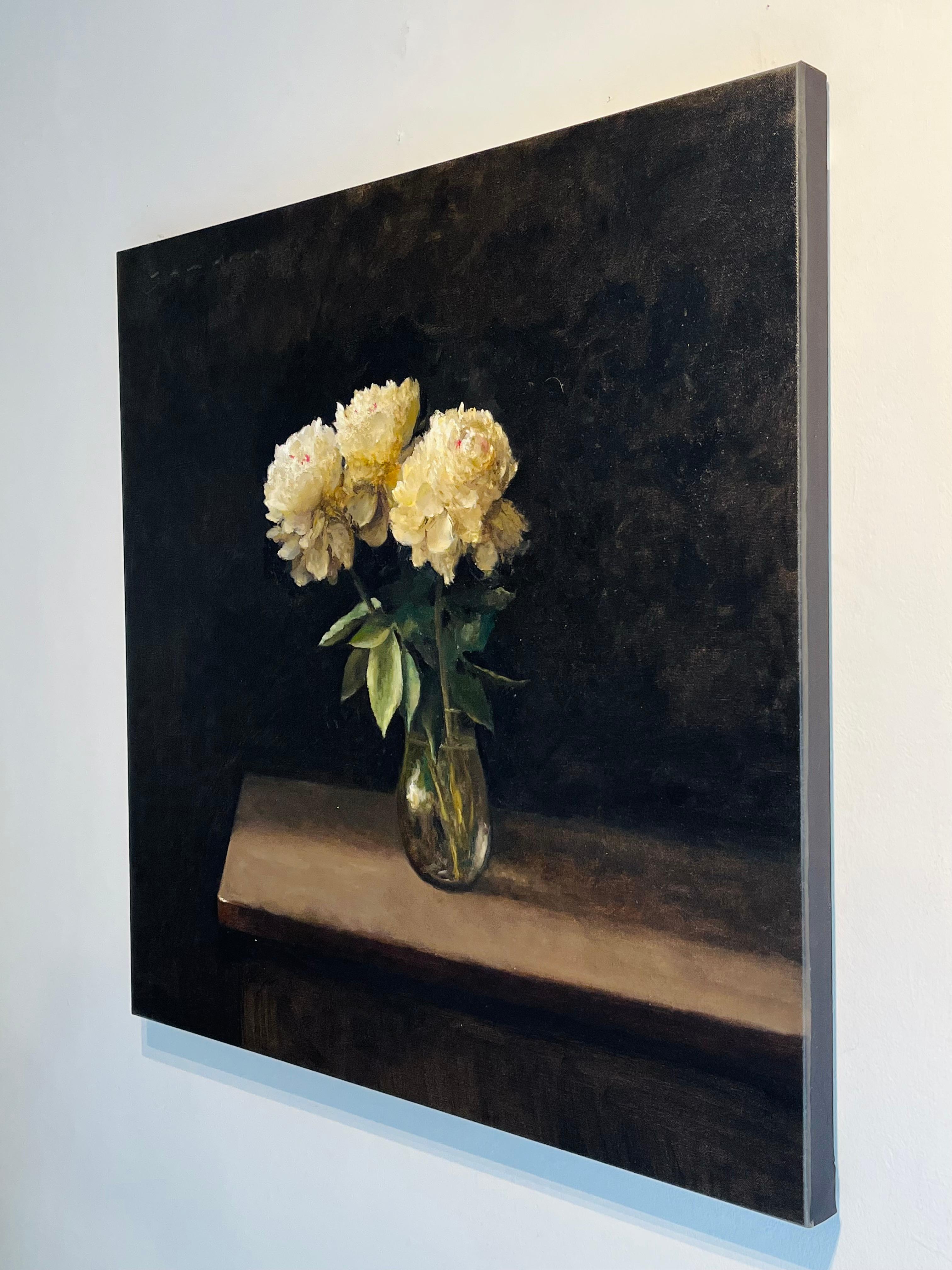 Destacando la compasión-impresionismo original pintura de bodegón-contemporáneo - Painting de James Zamora