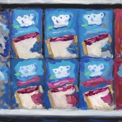 Figurative Realism Snack Food Still Life Oil Painting - Pop Tart Aisle 