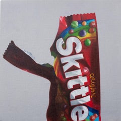 Skittles No. 4 - original realism still life oil painting - contemporary art
