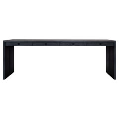 Jameson Console Table, Solid Ebonized Ash by Lynnea Jean