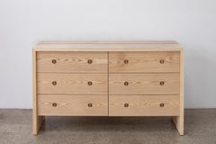 Solid Oak and Walnut Jameson Dresser by Lynnea Jean