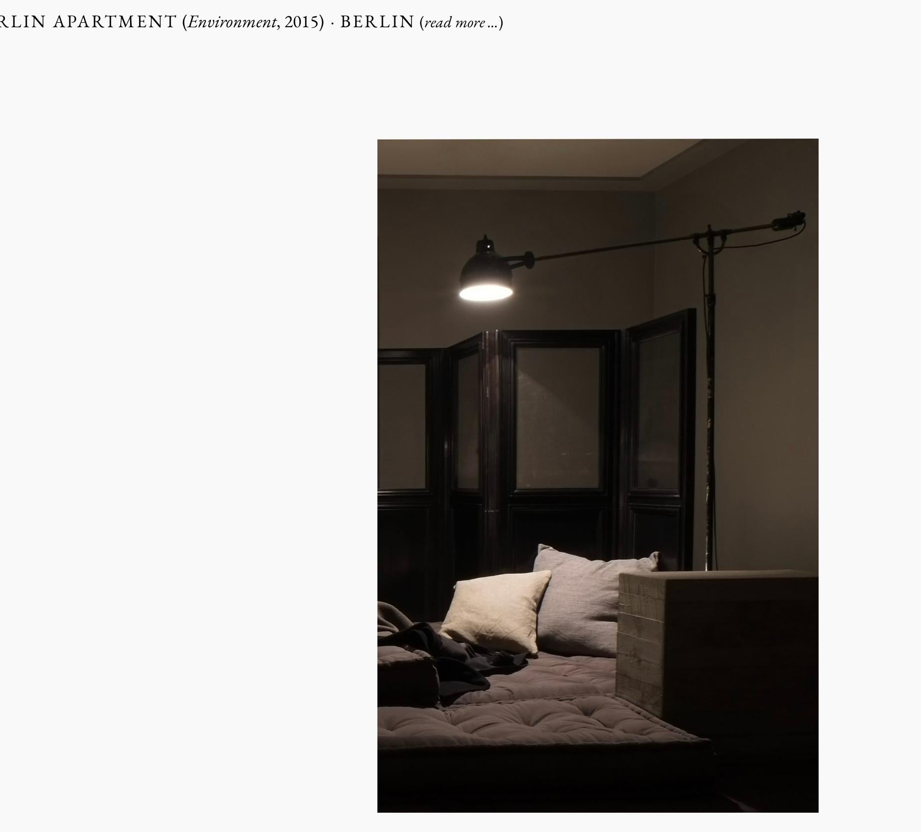 Contemporary Jamesplumb Berlin Apartment Modular Seating Art Installation Sectional Sofa 2015