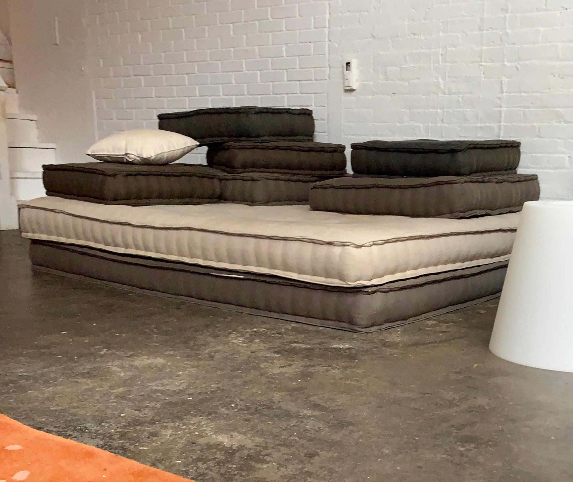 Jamesplumb Berlin Apartment Modular Seating Art Installation Sectional Sofa 2015 In Distressed Condition In Brooklyn, NY