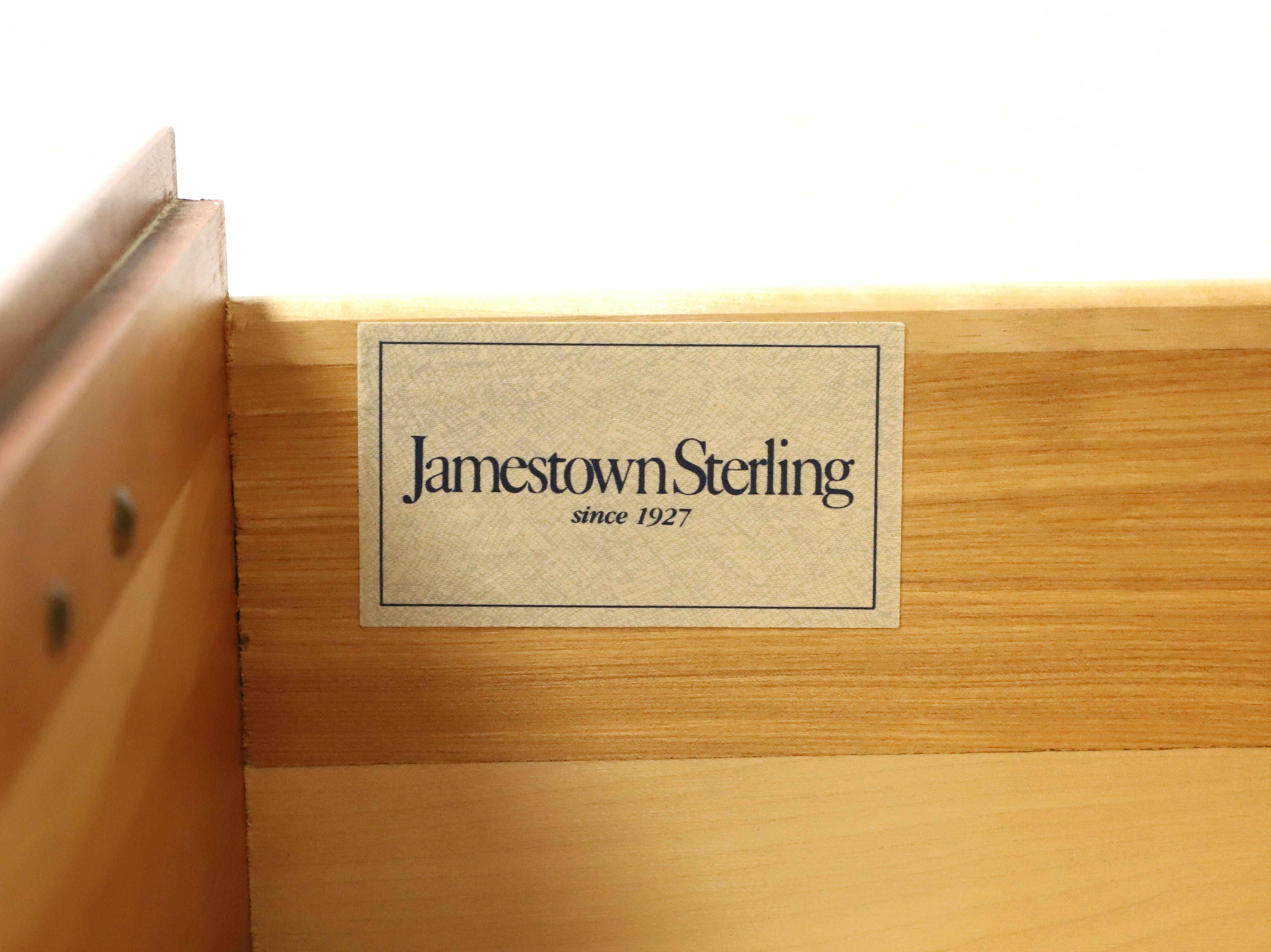 JAMESTOWN STERLING Cherry Chippendale Chest on Chest 1