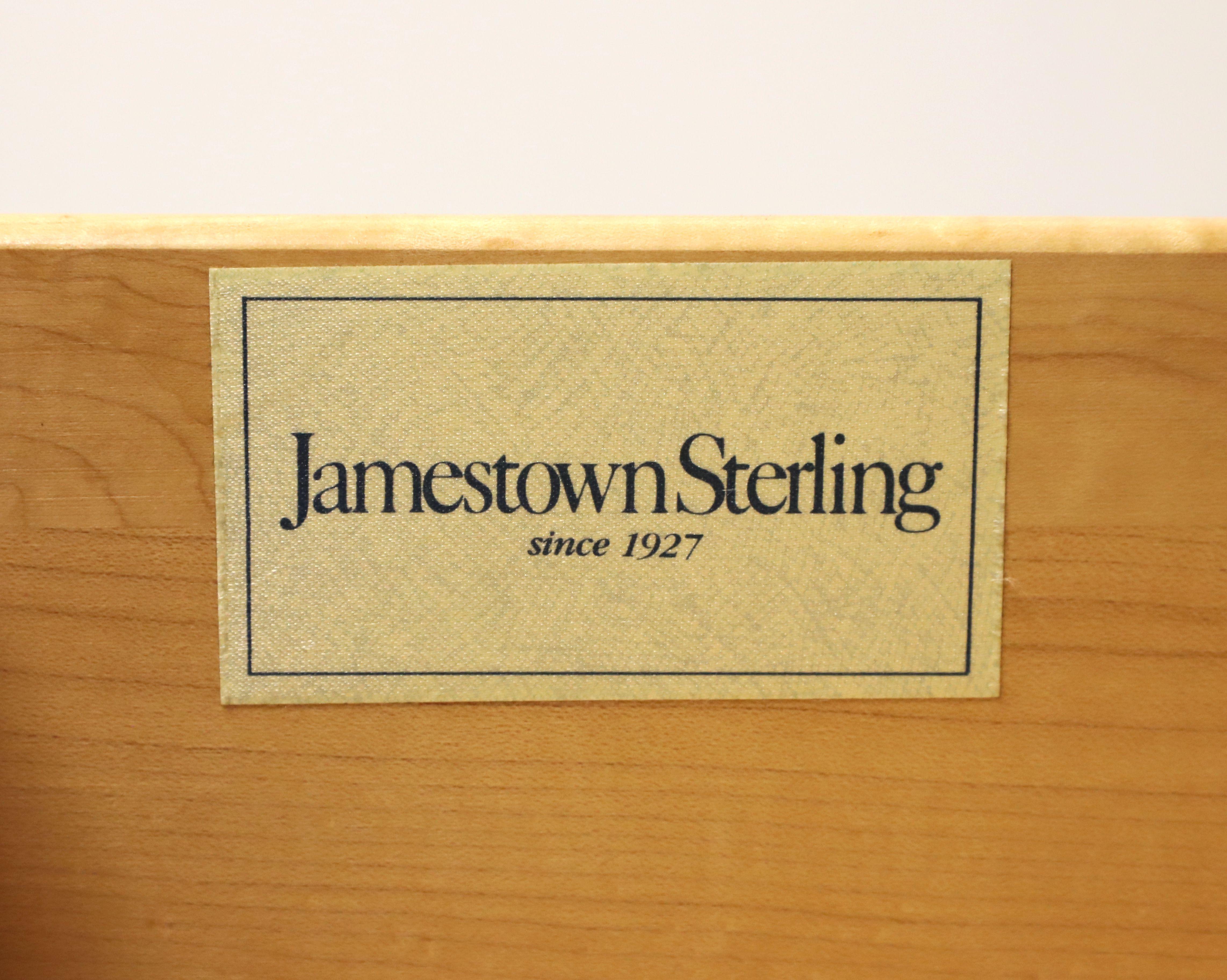 JAMESTOWN STERLING Cherry Chippendale Triple Dresser For Sale 2
