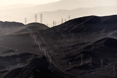 Transmission lines, Atacama Desert, Chile, 17 July, 2017