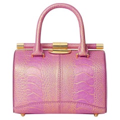 Jamie Doctor Small Gilded Rose Ostrich Leg Handbag