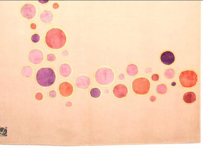 Jamie Drake, 'Cabochon Beige' Rug For Sale at 1stDibs
