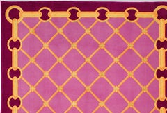 Jamie Drake, 'Chain and Rope, Purple' Rug