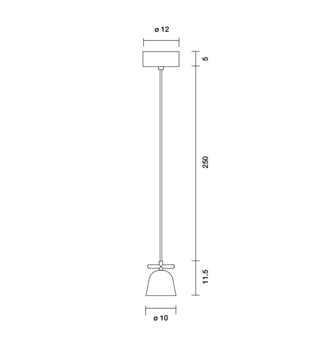 XXIe siècle et contemporain Jamie Hayon Lighto T PE Black Matte Golden Glossy Cup pour Parachilna en vente