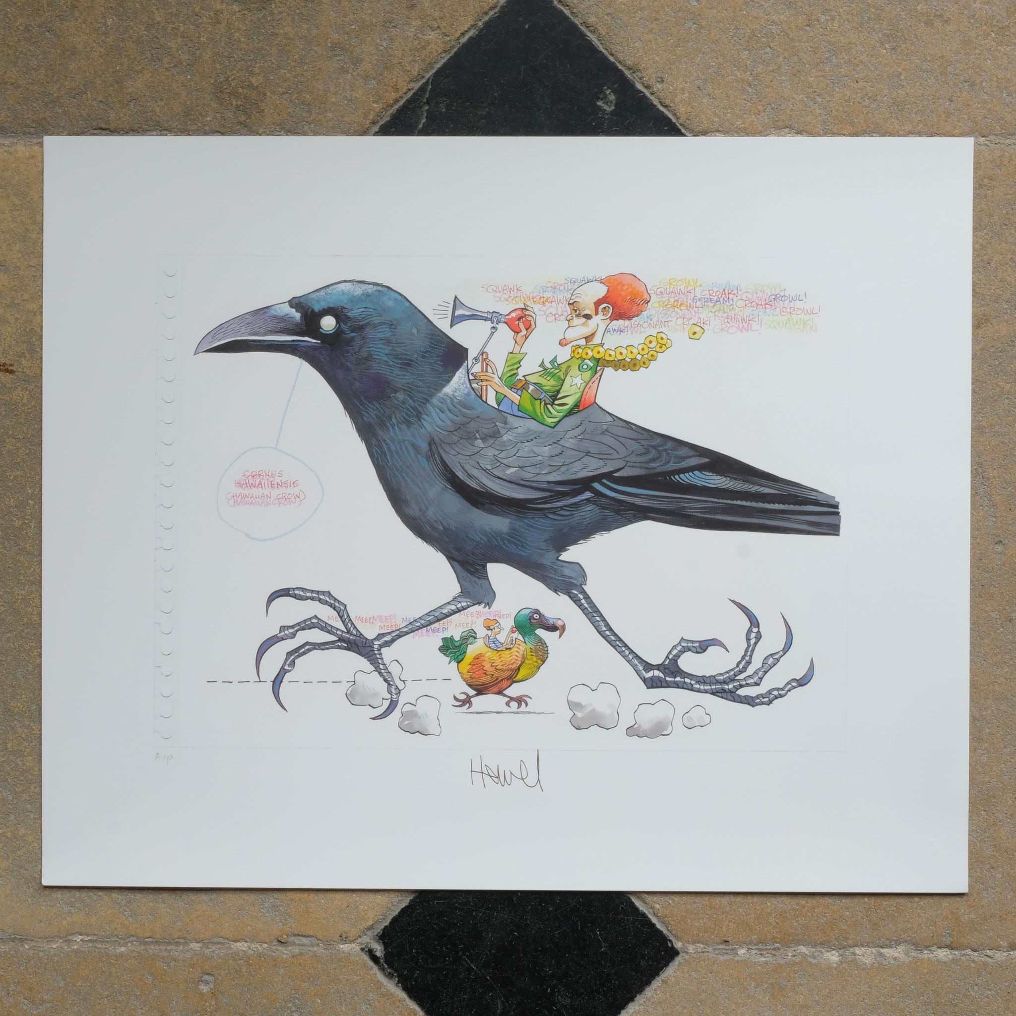 Giclee print in colours, 2011, on Somerset 330gsm paper, signed in pencil, inscribed ‘A/P’ (an artist’s proof aside from the edition of 125), from the portfolio Ghosts of Gone Birds, printed and published by Jealous, London, the full sheet, in