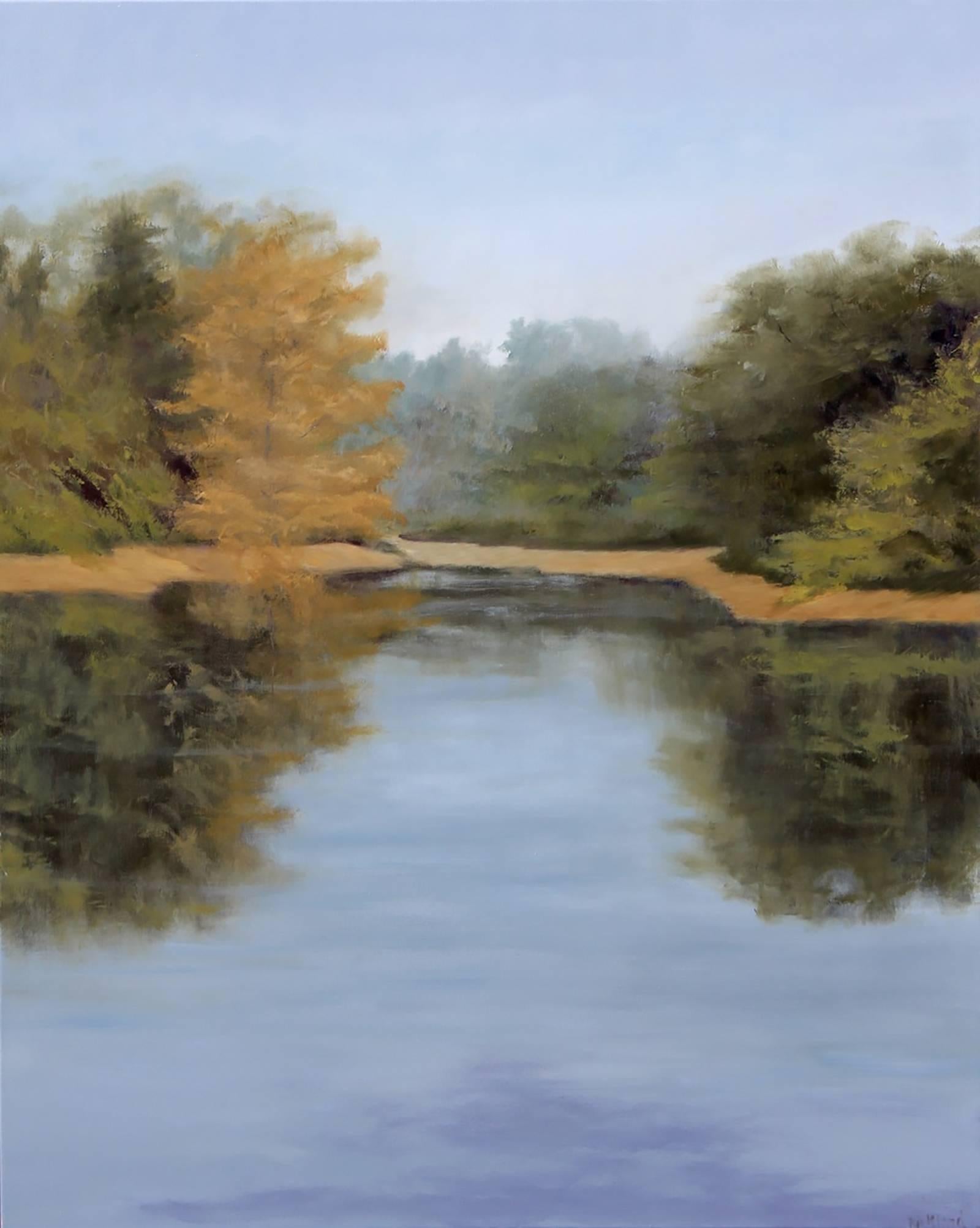 Jamie Kirkland Landscape Painting - River Bend
