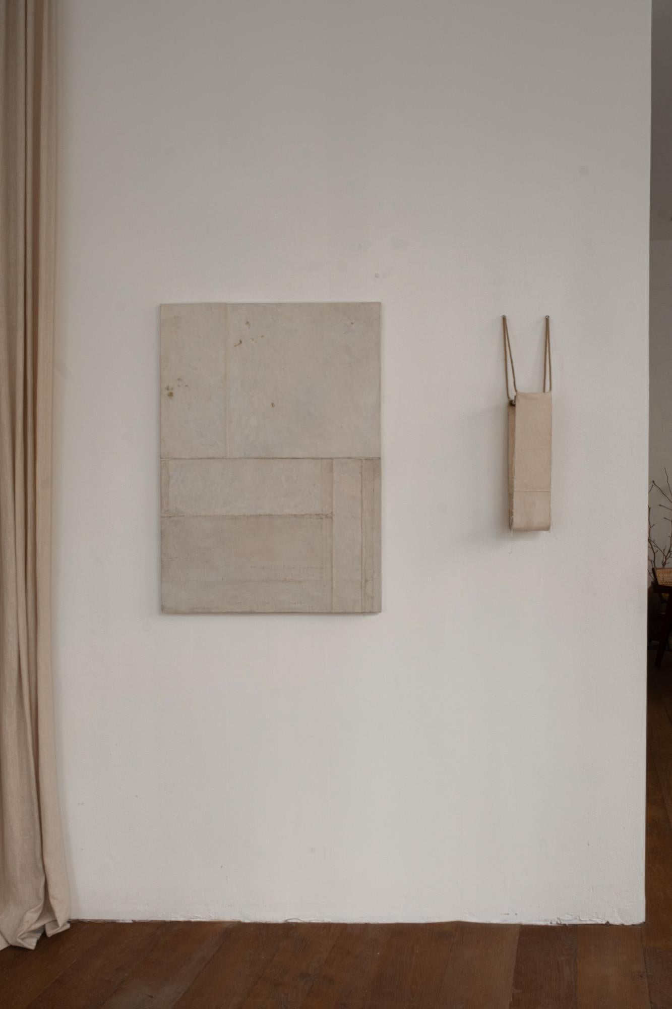 Abstract Painting on Canvas 'Untitled, (Some things will not change') - Contemporary Mixed Media Art by Jamie Mills
