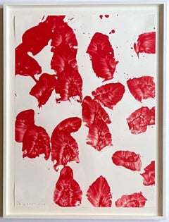 Jamie Nares, When the Language was Young. litografia su polimero, firmata/N Incorniciata