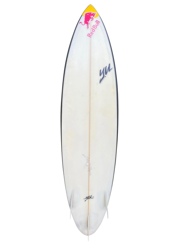Jamie O'Brien's personal Pipeline surfboard by Y.U (Yoshinori Ueda