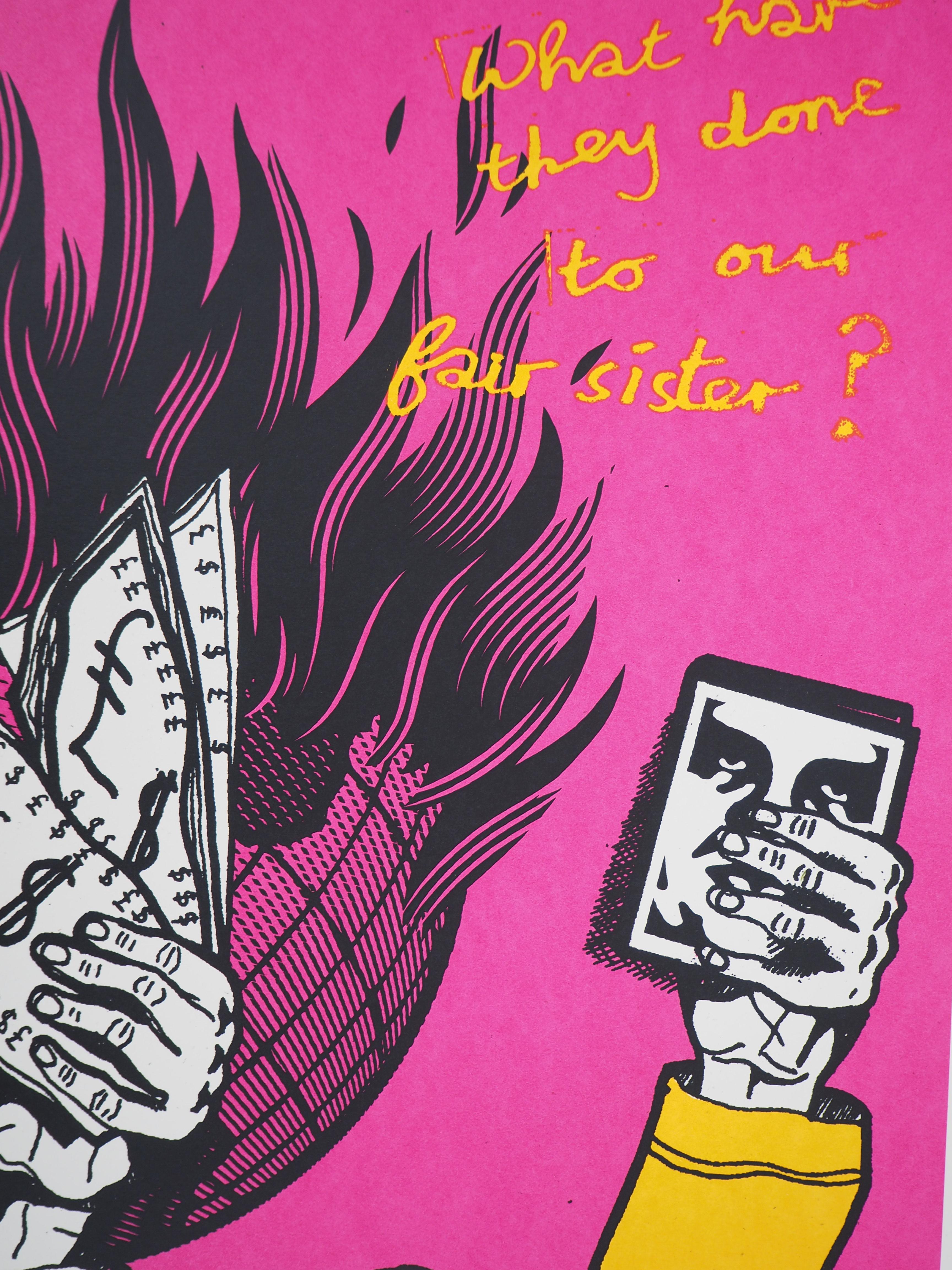 Our Fair Sister - Original Handsigned Screen Print 1