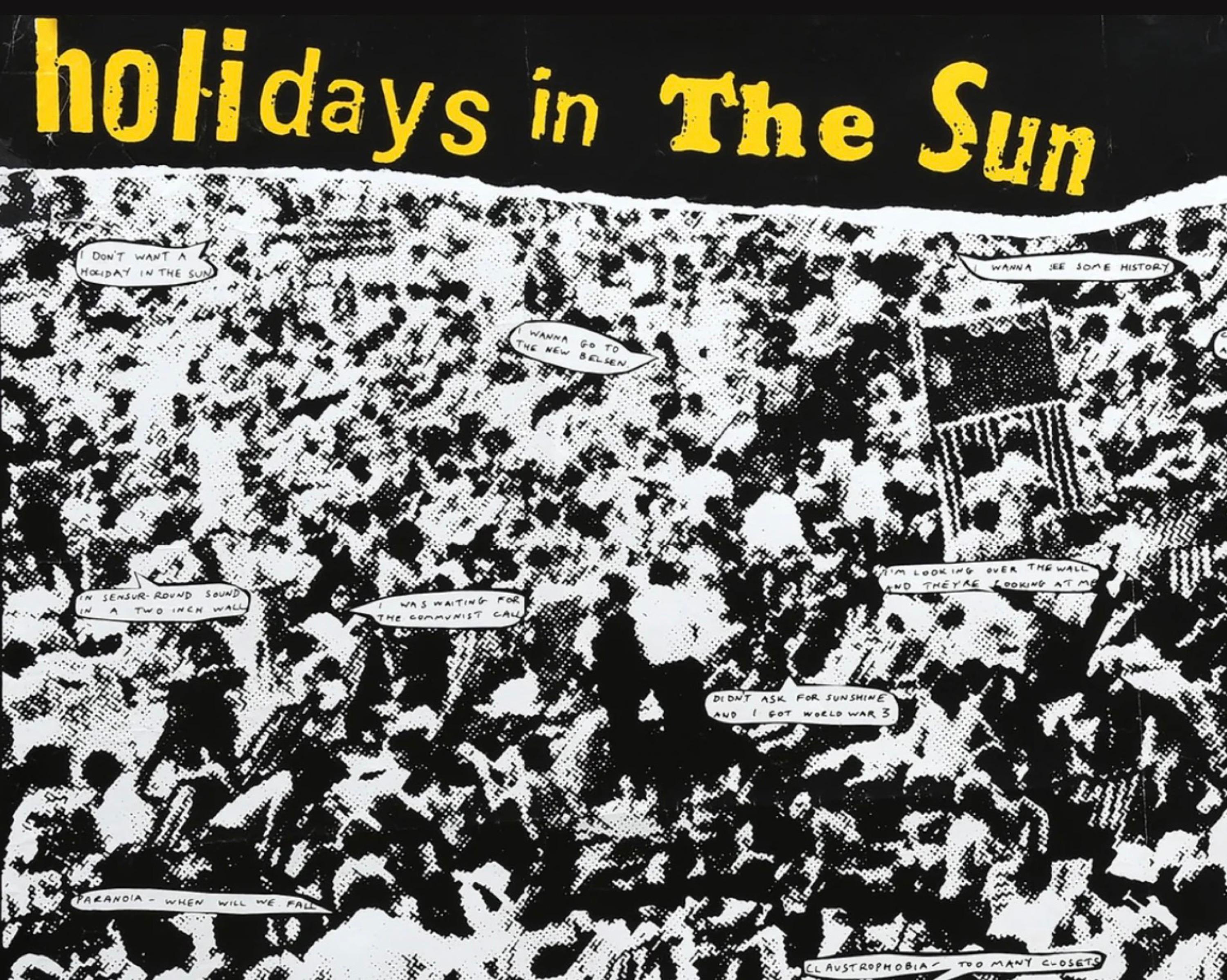 Holidays In The Sun Affiche originale des Sex Pistols - Print de Jamie Reid