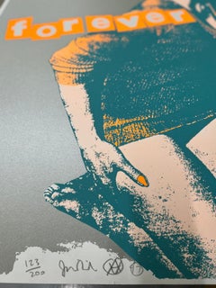 Jamie Reid, Fuck Forever (Silver), 1997 - Sex Pistols Punk Limited Edition Art