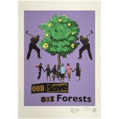 Jamie Reid, „Göttlicher Schutz unserer Wälder“, 2015