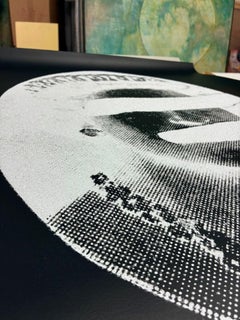 Jamie Reid, Liberty Queen, Diamond dust, White on Black (Artist Proof)