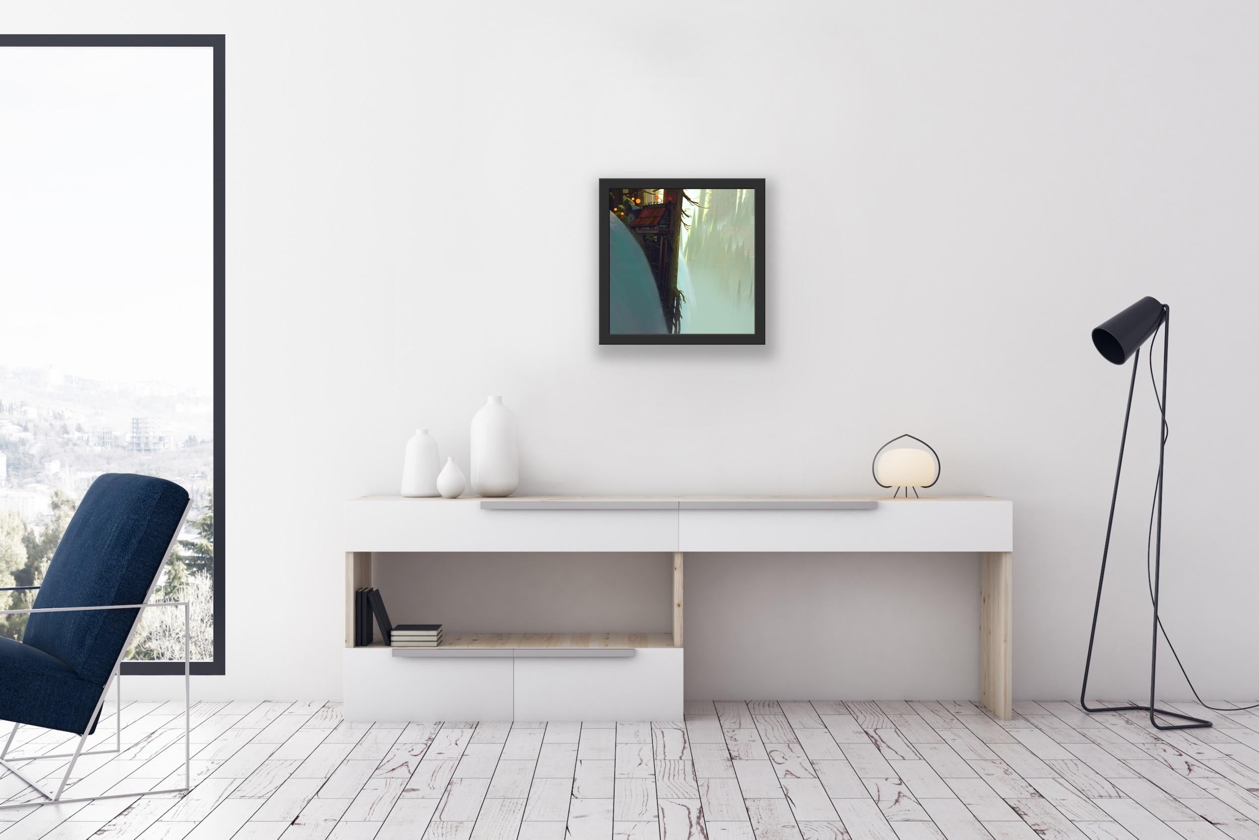 Digital Art Painting Vis Dev Animation 2D/3D Shack Mountain Snow Magical Realism 9