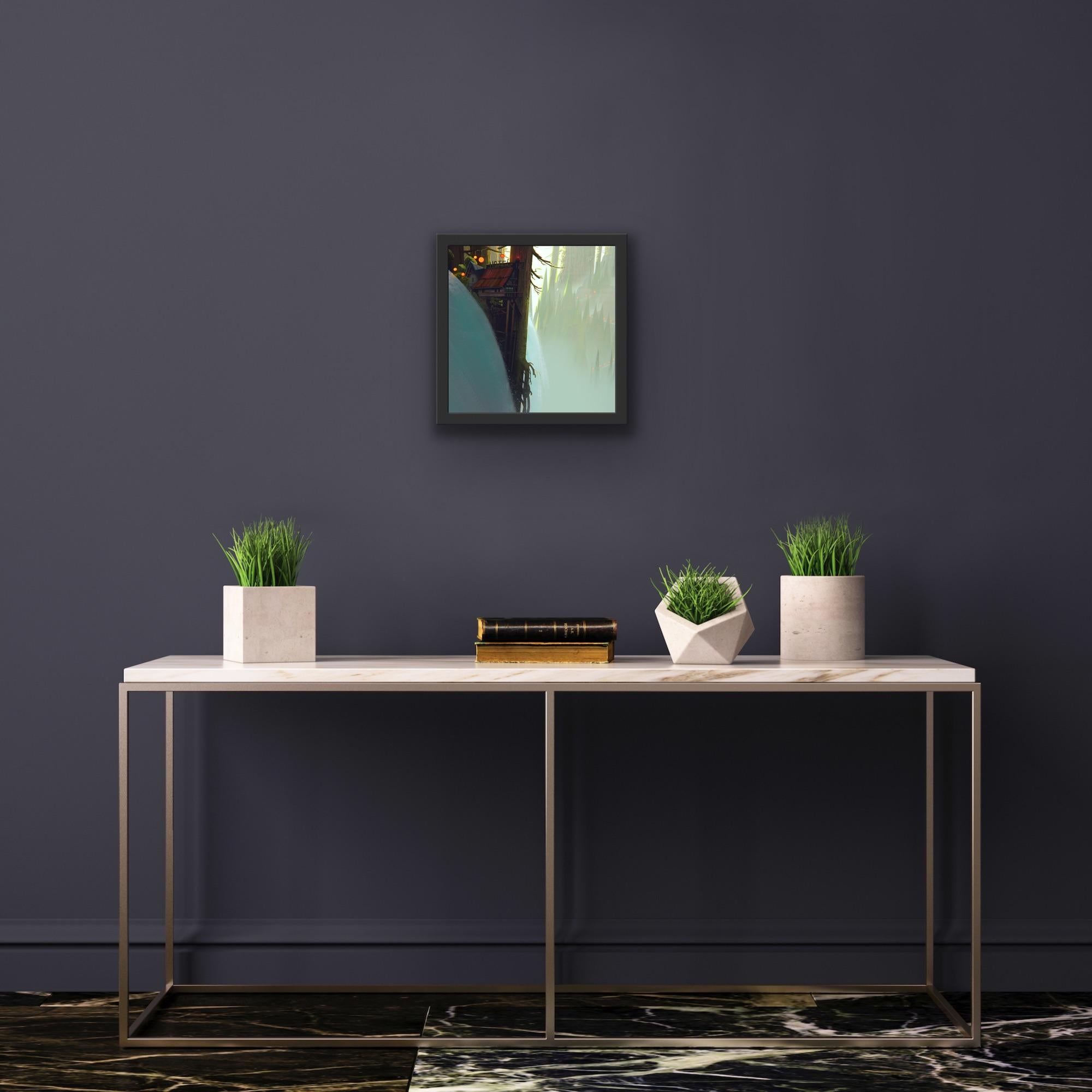 Digital Art Painting Vis Dev Animation 2D/3D Shack Mountain Snow Magical Realism 11